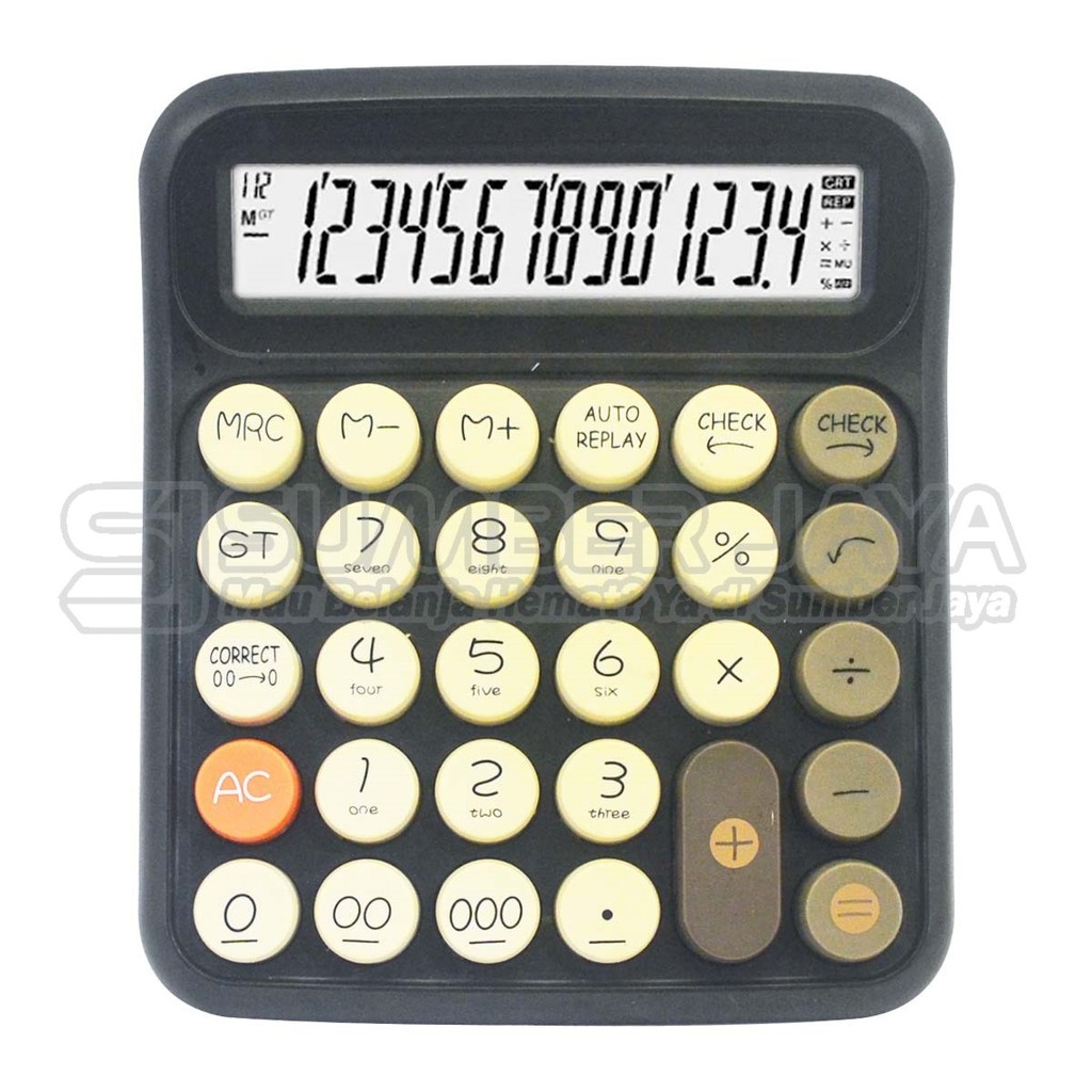 

Kalkulator 14 Digit Kalkulator KOREA Calculator CITIZEIV CT-013 Step & Check