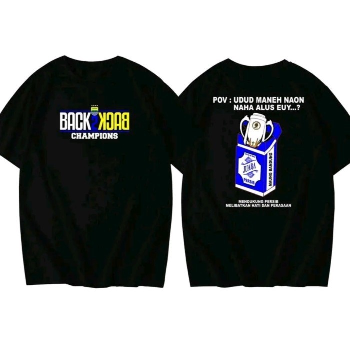 ARA tshirt kaos baju persib juara back to back roko0 maneh naon