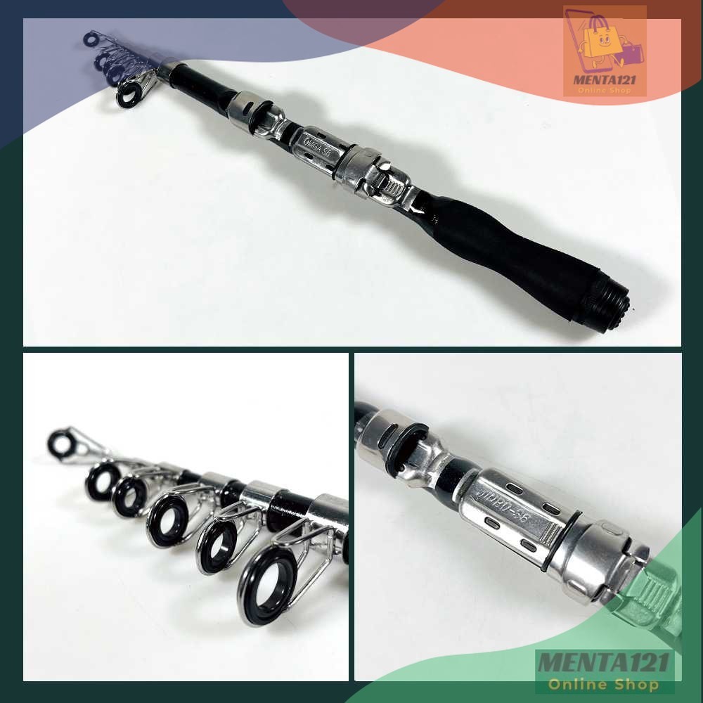 JINBO Joran Tongkat Pancing Telescopic Fishing Rod 1.5M - S6