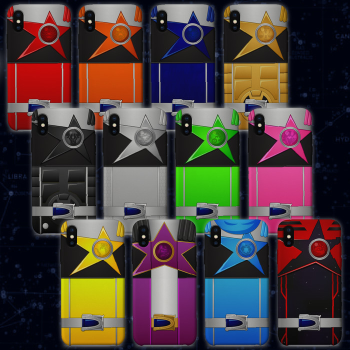 Case Kyuranger Super Sentai Tokusatsu Shishi Red Lucky - Shishi Red, Hardcase