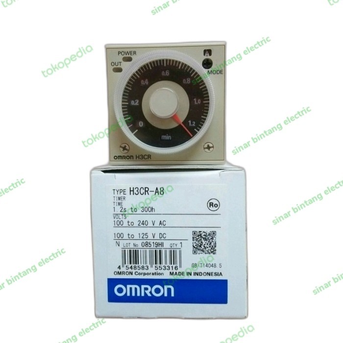 Timer Omron ORIGINAL H3CR-A8 100-240Vac original OMRON