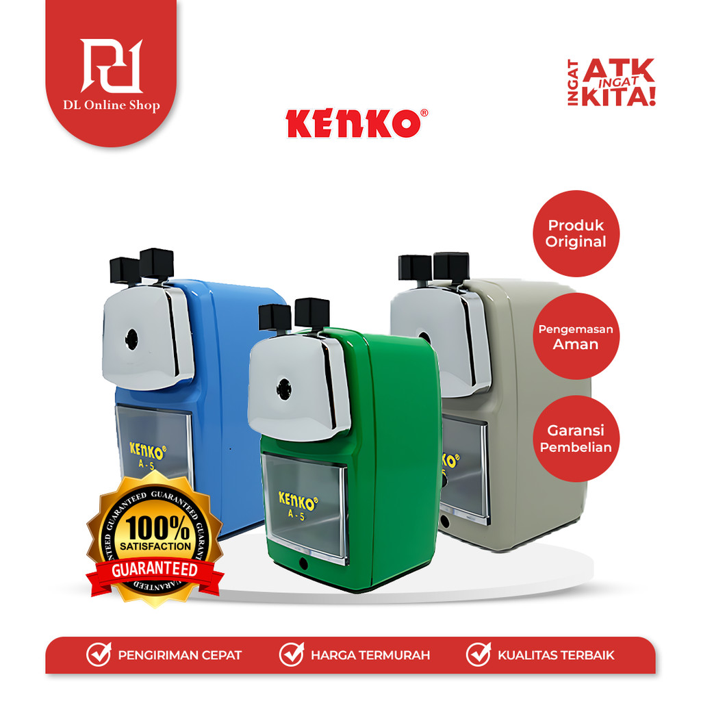 

KENKO RAUTAN PENSIL/ PENCIL SHARPENER A-5 (1PC)