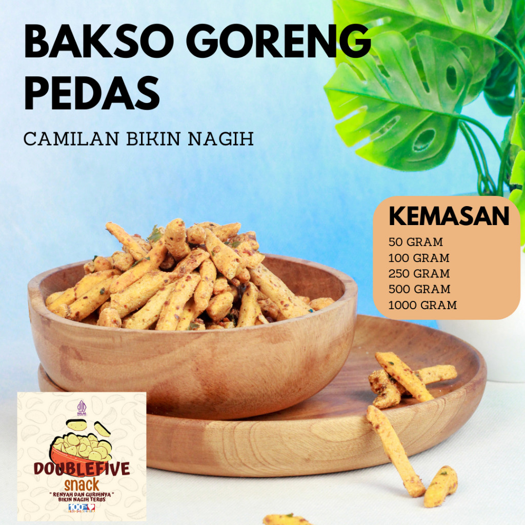 

NMZSHOP basreng stik 1kg viral pedas daun jeruk bumbu melimpah