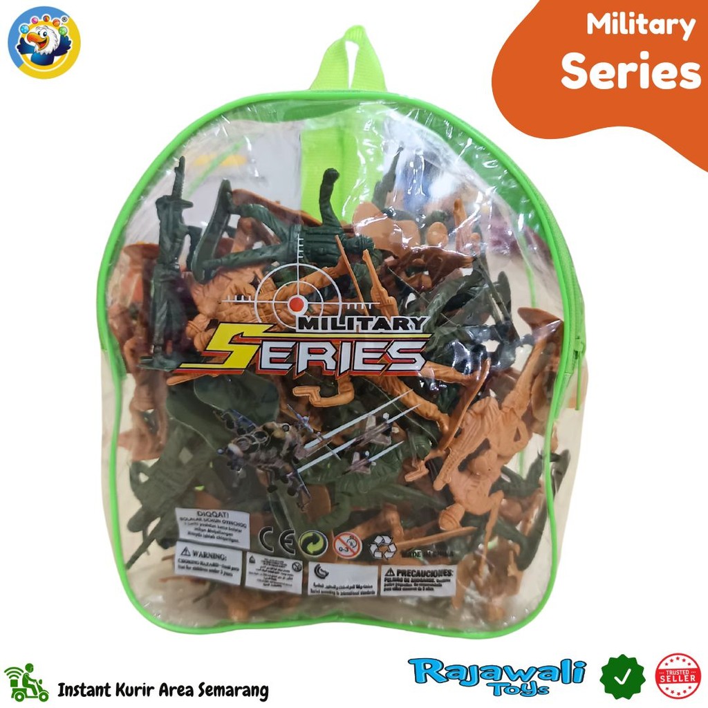 MILITARY SERIES 688/MAINAN ANAK TENTARA SET TAS RANSEL