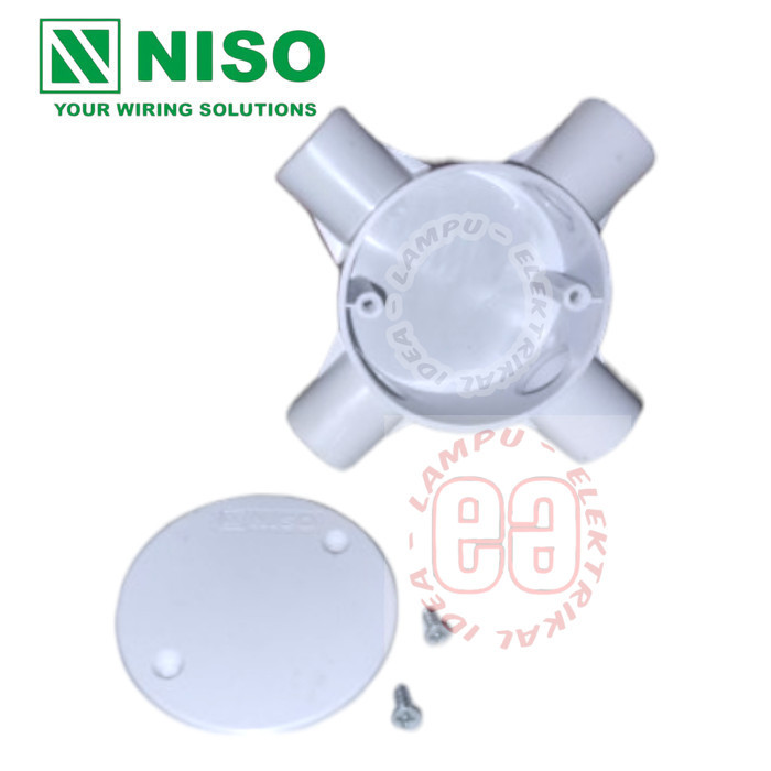 T DUS NISO TDUS PVC CABANG 4 DIAMETER 20 MM PUTIH TEBAL QUALITY MURAH Murah Berkwalitas