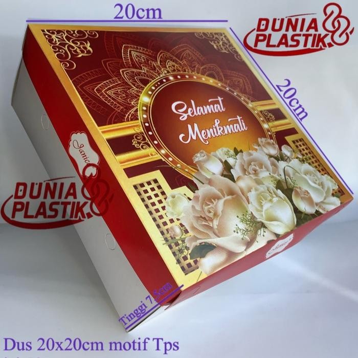 

dus 20x20 / kardus / box nasi / tempat makanan / kotak / dus kue - 20*20 GDZ