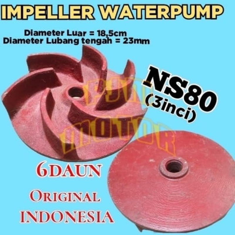 

Ns80 Impeller kipas Impeler Mesin Pompa air Irigasi sawah 3 inci ns 80 amplas