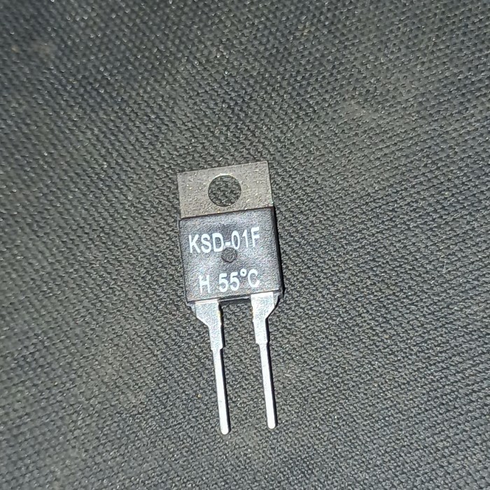 KSD-01F H 55°C 55C Bimetal thermostat termostat sensor suhu 55 derajat Fajar elektro 2