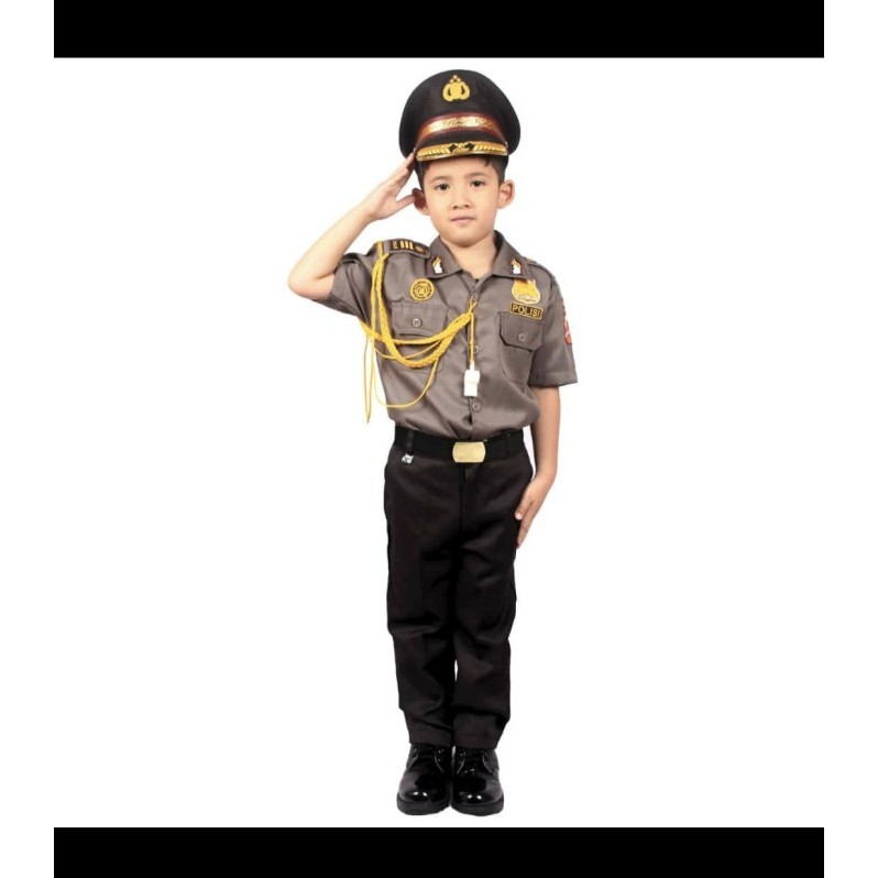 Baju seeragam profesi POLISI anak 3-12 tahun - 1