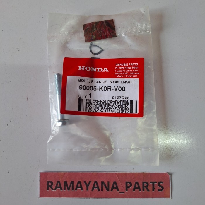 Baut Flange 6X40 LNSH Honda Vario 160 K2S 90005K0RV00