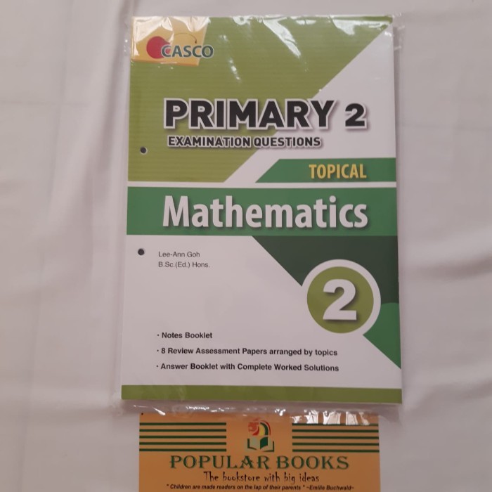 

Examination Question Topical Mathematics Pack - Primary 1