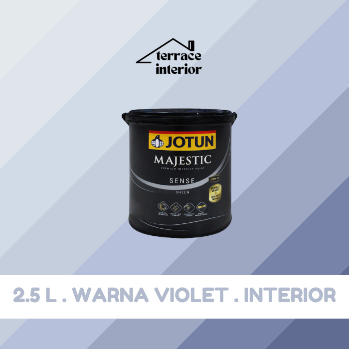Cat Tembok Majestic Sense Interior Jotun warna Violet 2.5 L