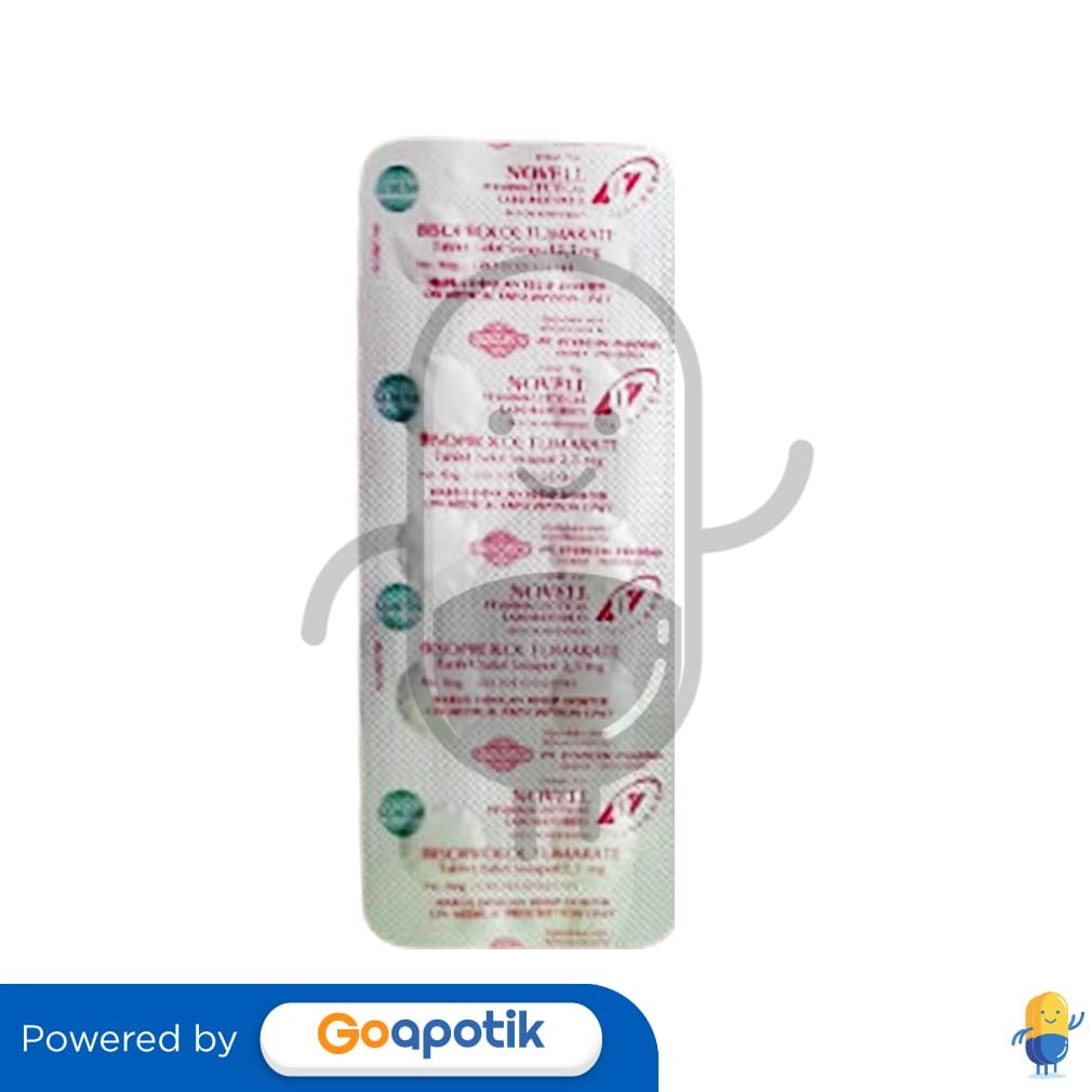 Bisoprolol Novell 2.5 Mg Strip 10 Tablet