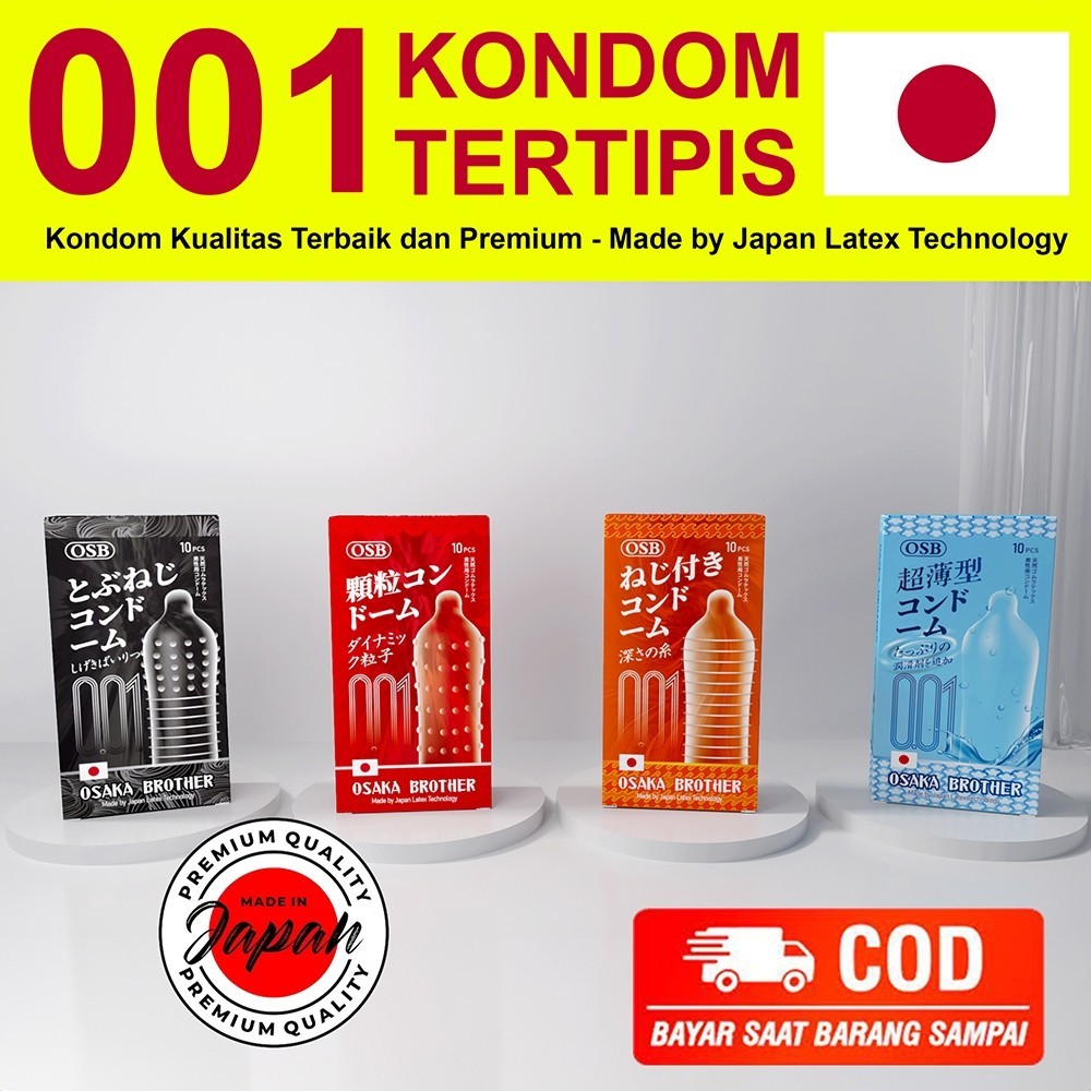 Kondom 0.01 Ultrathin - Bergerigi dan Tahan Lama - Privasi Terjaga