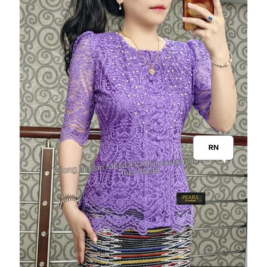 OS BLUS BROKAT PREMIUM/KEBAYA PESTA BATAK MUTIARA