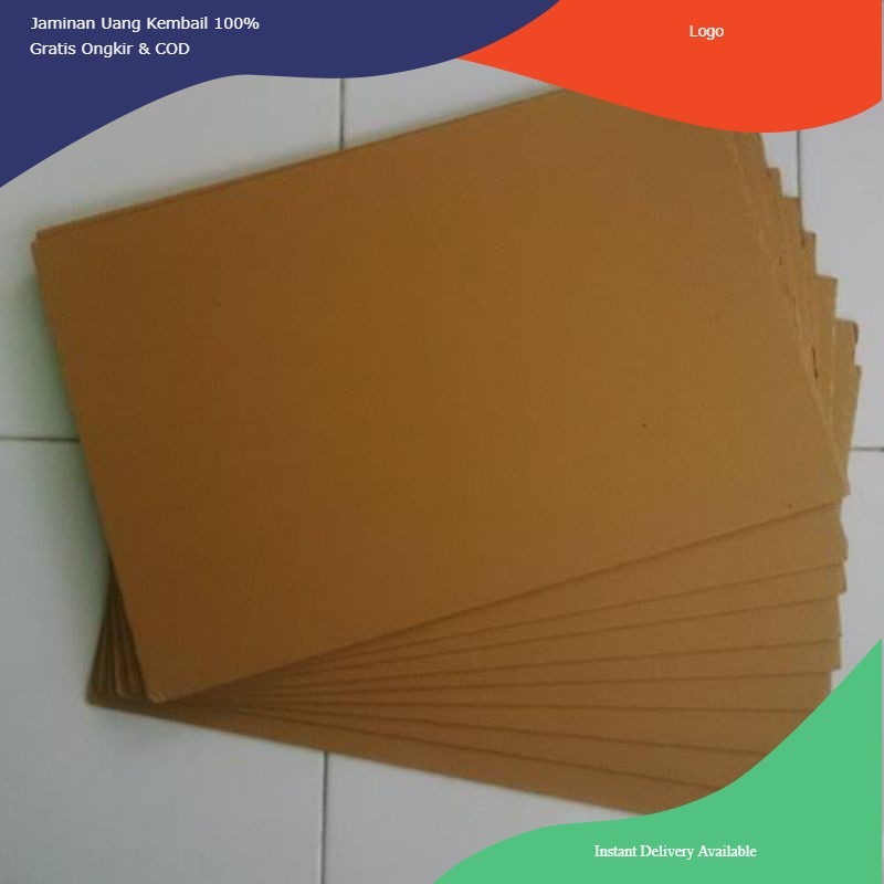 

PROMO kardus lembaran double wall 120x60cm, murah, lebih tebal Termurah