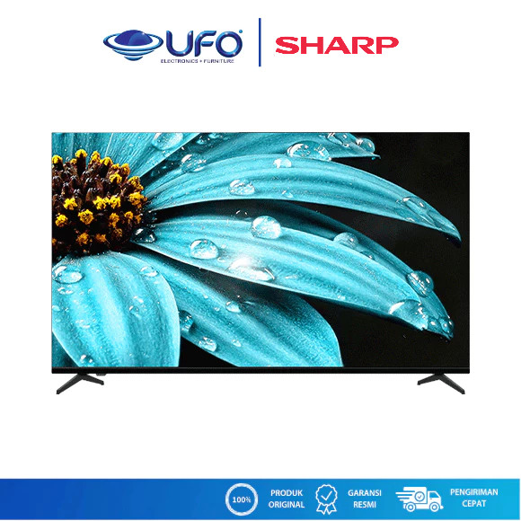 Sharp Smart Led TV 55 Inch 4K Frameless Go-OGLE TV 4TC55FJ1I