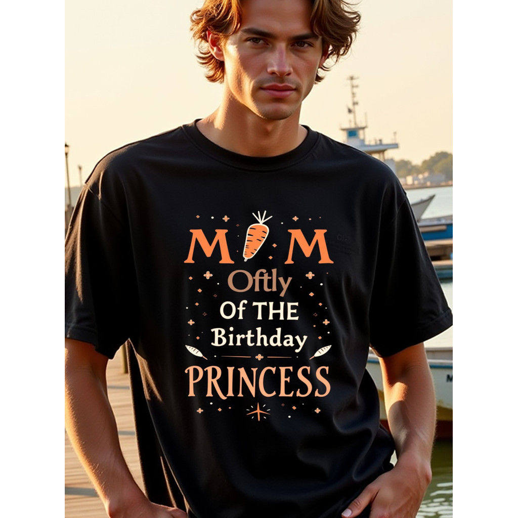 Kaos Pria Katun Ulang Tahun Ibu Kaos Oblong Lengan Pendek Putih Desain Lucu Bahan Halus Nyaman Cocok