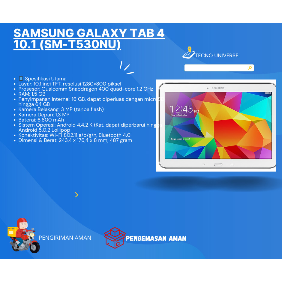 Samsung Galaxy Tab 4 10.1 (SM-T530NU) SECOND Tecno Universe