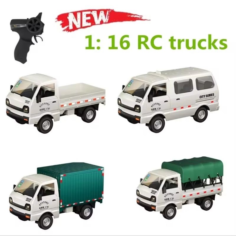 Mobil Remote Control D12 Cargo Truck RC Car Pickup Box Truk 1:16 Suzuki Carry Pick Up