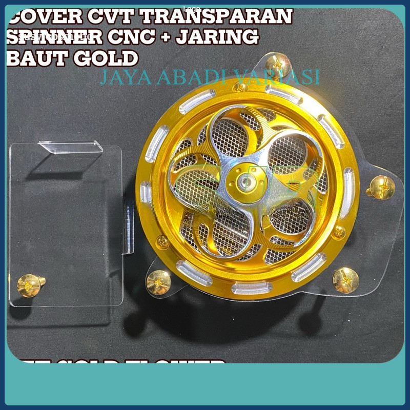 Cover Cvt Transparan Set Spinner Full Cnc Aerox New Nmax New