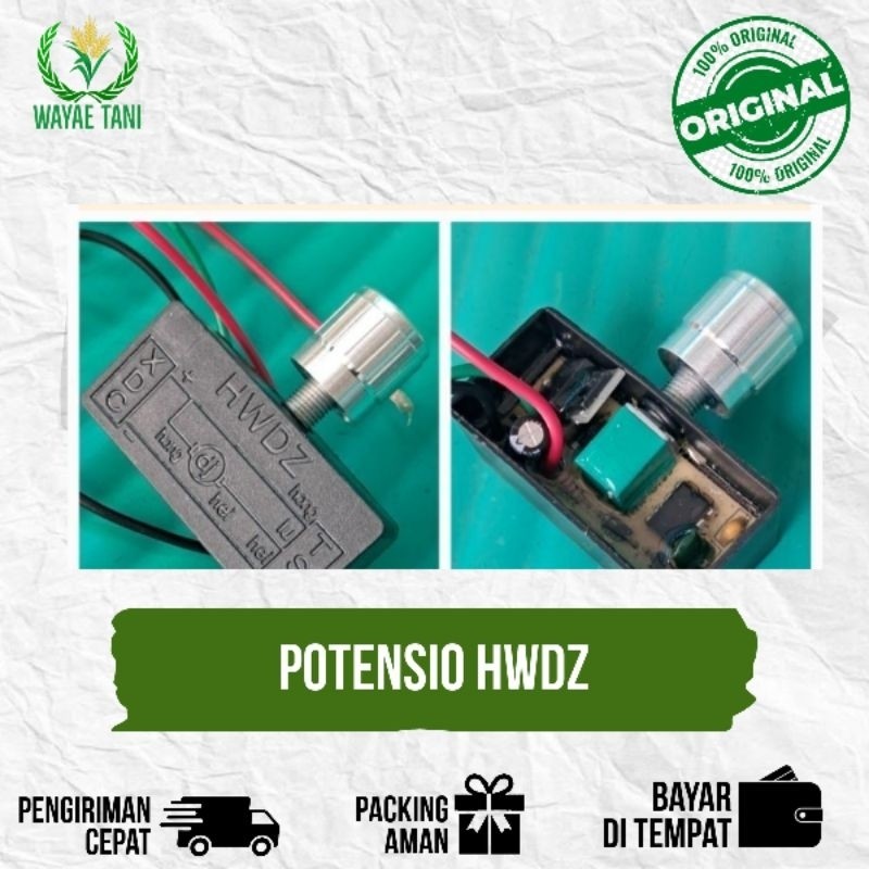 Pengatur kecepatan Tangki Sprayer Elektrik HWDZ Bening Potensio Bagus SWAN DGW CBA CHOTA  Volume Teg