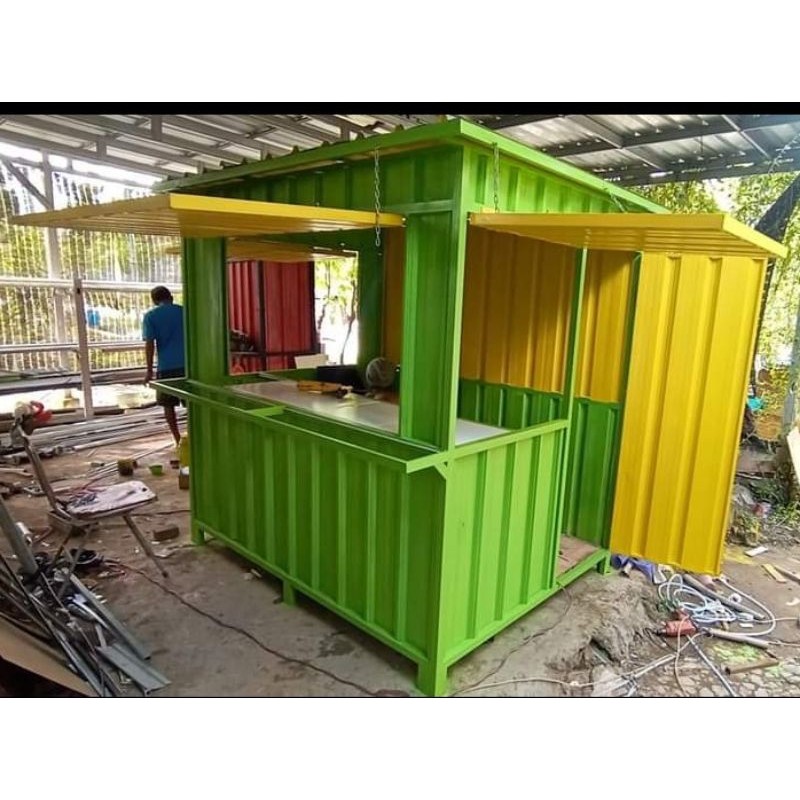 Booth Container 300x200x240 cafe usaha
