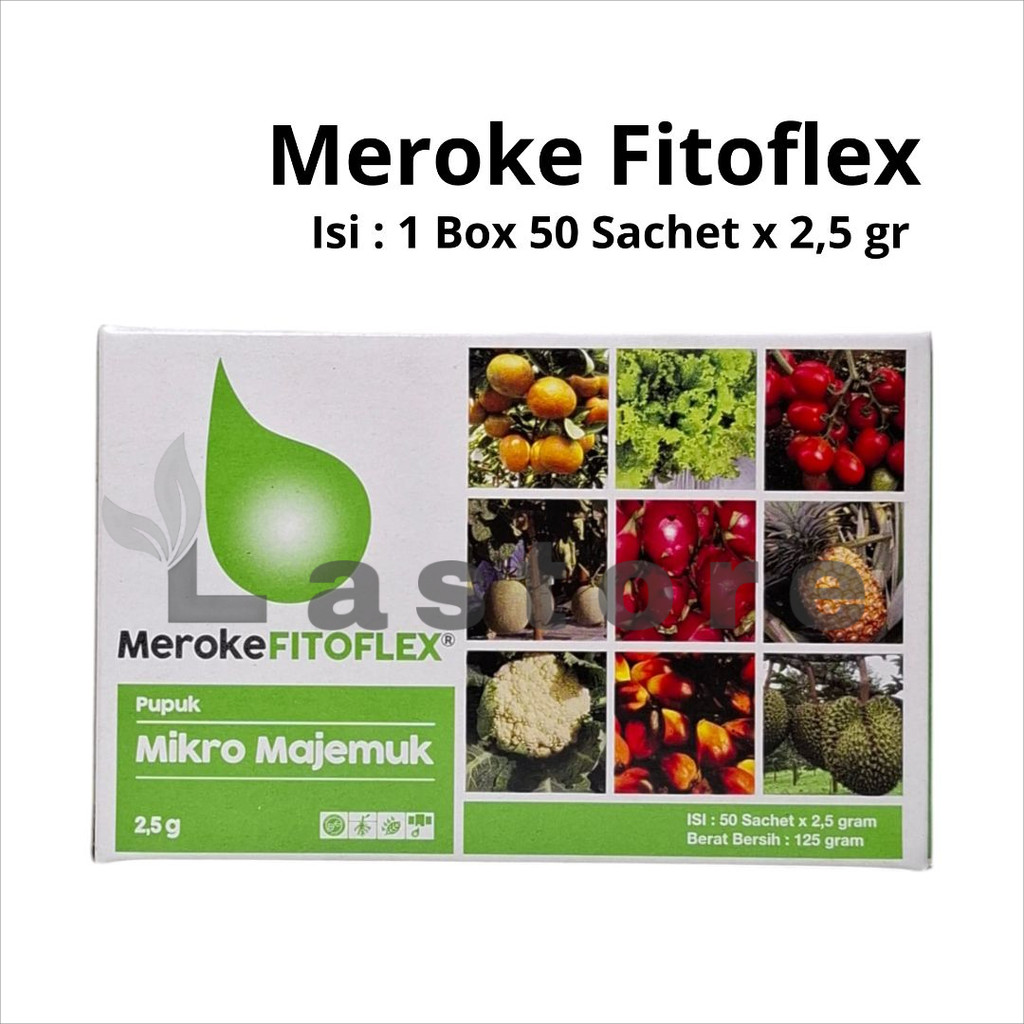 Pupuk Mikro Majemuk Meroke Fitoflex Isi 1 Box 50 Sachet