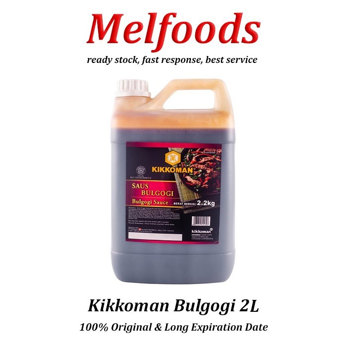 

[[New Arrival]] Kikkoman Bulgogi Sauce HALAL 2L – Saus Daging Khas Jepang