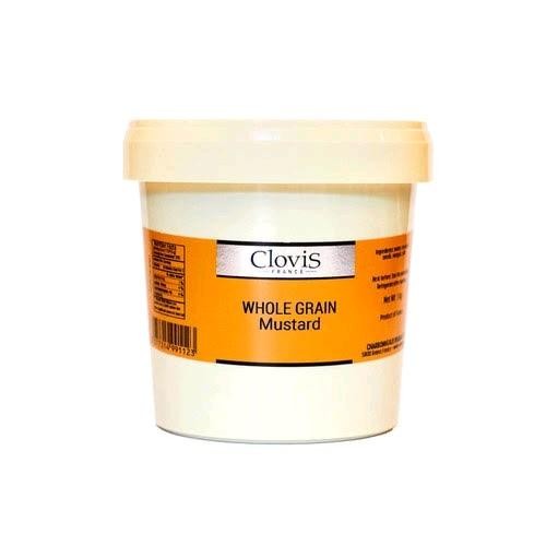 

Clovis whole grain mustard 1kg | saus | bumbu | dressing Saos