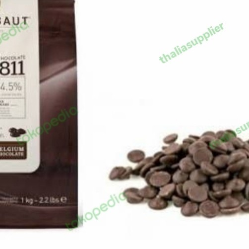 

CALLEBAUT 811 BELGIAN COKLAT DARK 54,5% REPACK 250GR COKLAT DI THINWAL
