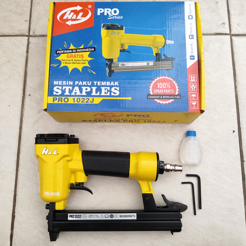 

NEW PROMO!!Mesin Staples Angin Kompresor - Etona Air Nailer Gun 1022J Air Stapler