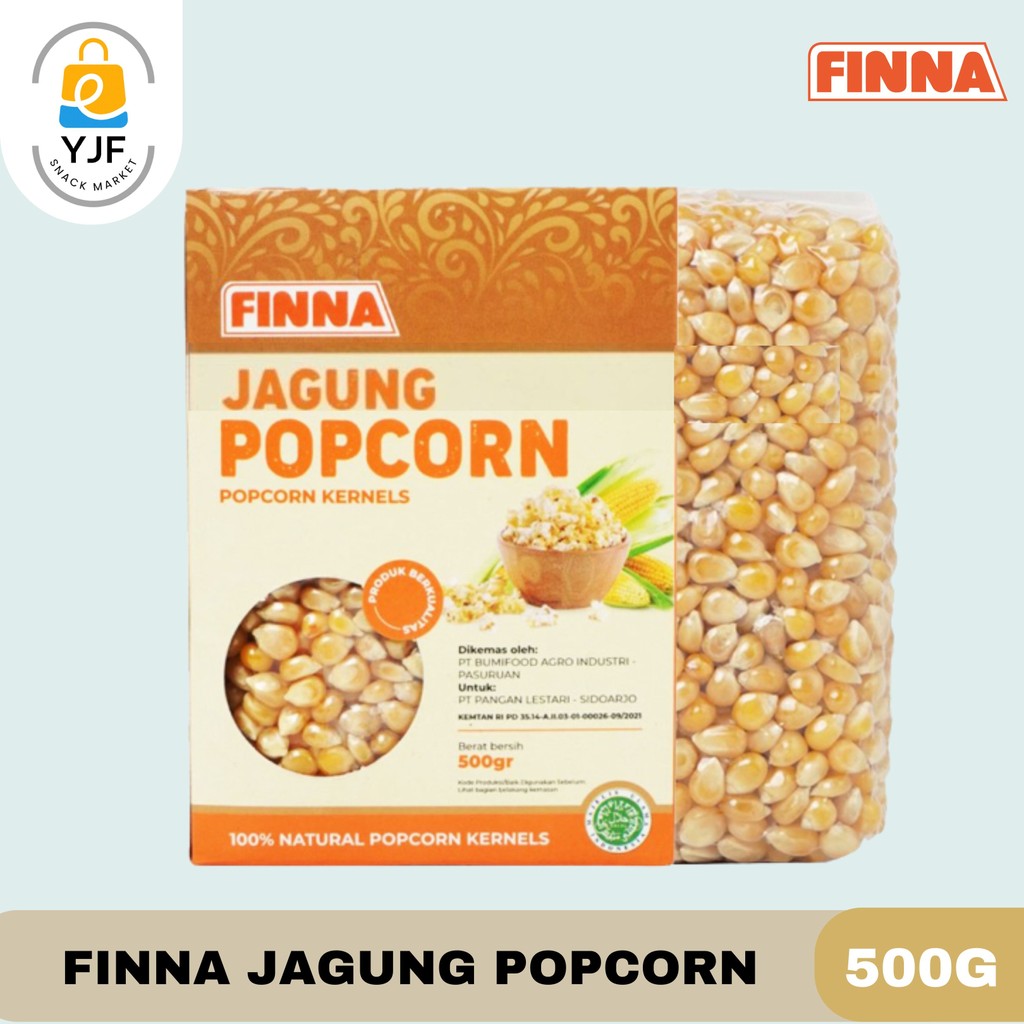 

Finna Jagung Popcorn / Popcorn Kernels / Berkualitas / Asli 500g