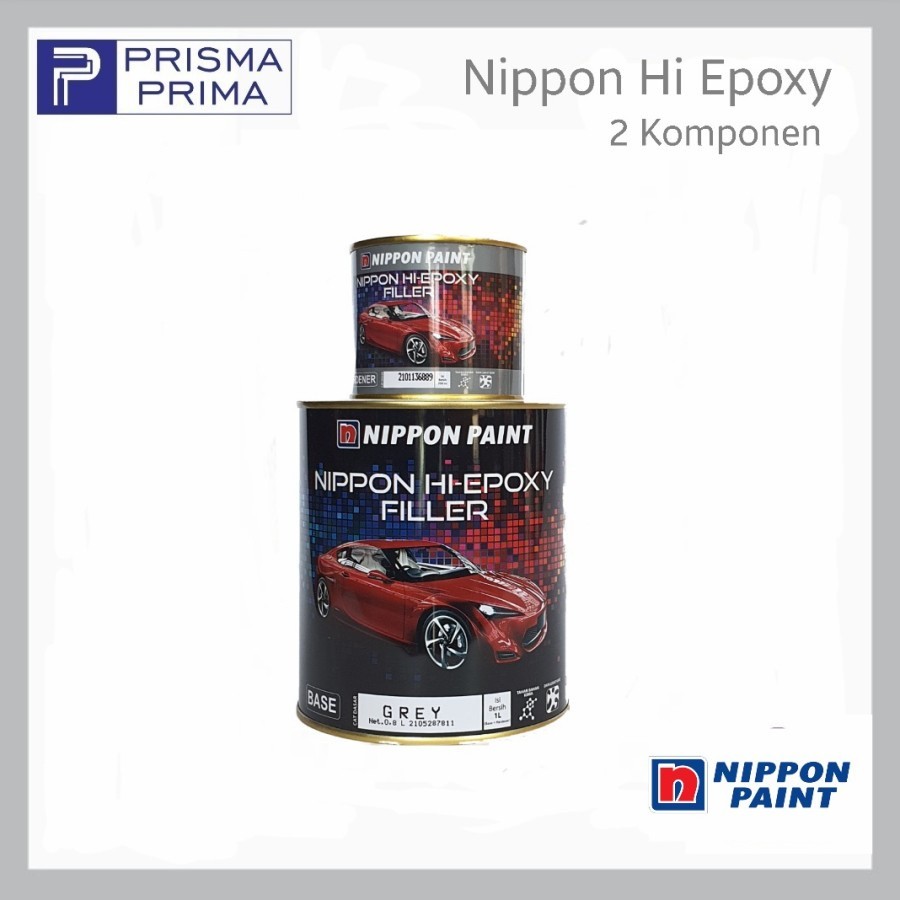 Cat Dasar Hi Epoxy Filler Nippon Paint 2 Komponen Meni Besi