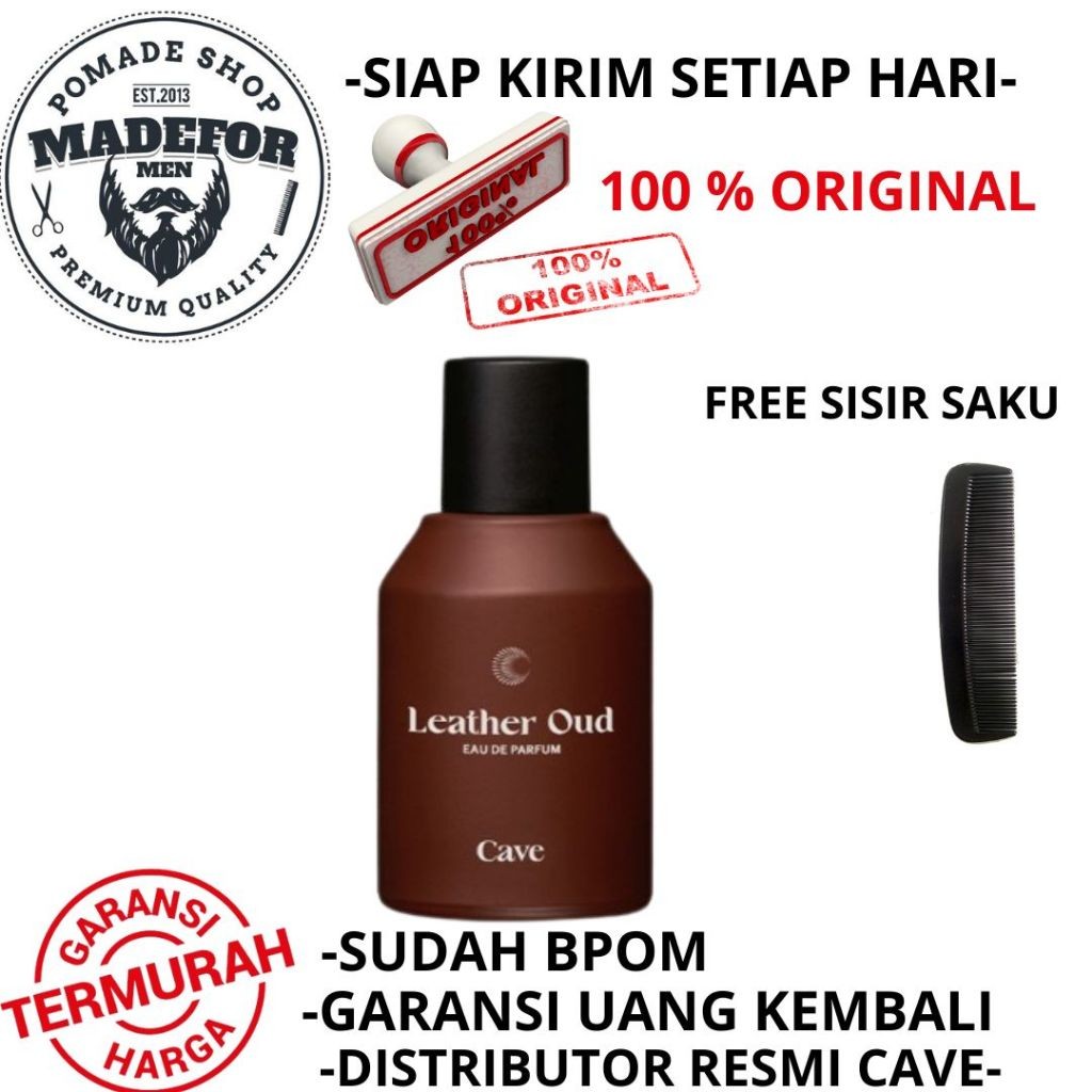 CAVE EAU DE PARFUM LEATHER OUD 50 ML ORIGINAL CAVE PARFUM LEATHER OUD
