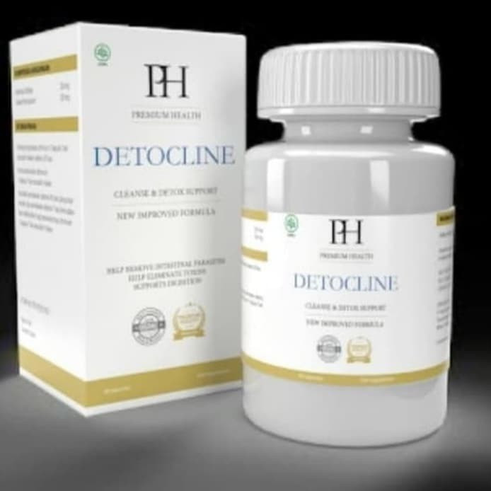 (Terlaris) DETOCLINE ORIGINAL CLEANSE & DETOX SUPPORT OBAT HERBAL ANTI PARASIT BPOM