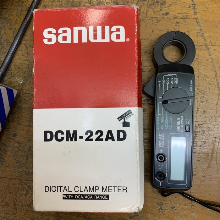 Sanwa DCM-22AD digital clamp meter tang amper AC/DC 200A japan ori