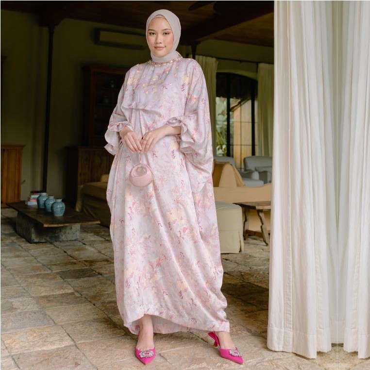 HijabChic Alida Pink Floral Dress