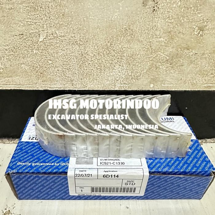 MAIN BEARING METAL DUDUK PC300-8 PC300-7 PC300 8 PC300 7 6D114 IZUMI