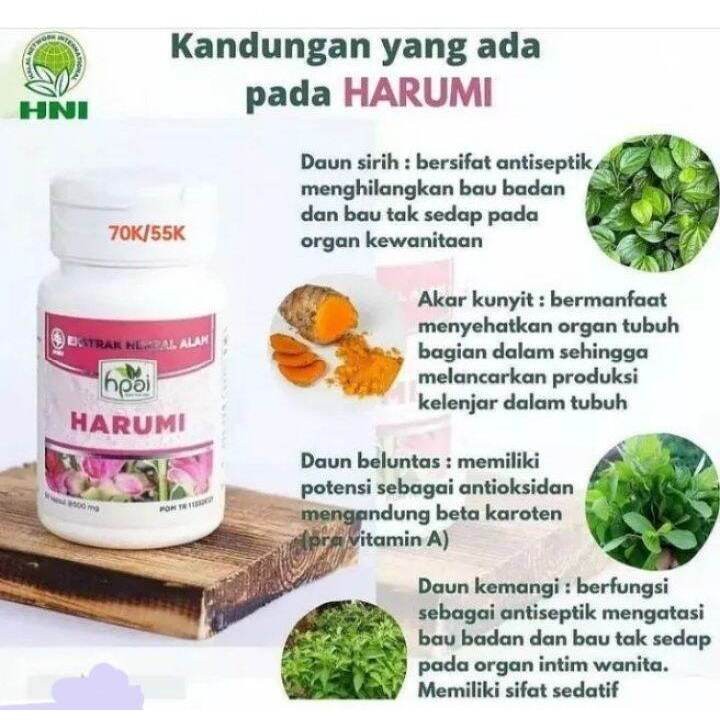 

HARUMI EKSTRAK HERBAL ALAMI HNI HPAI