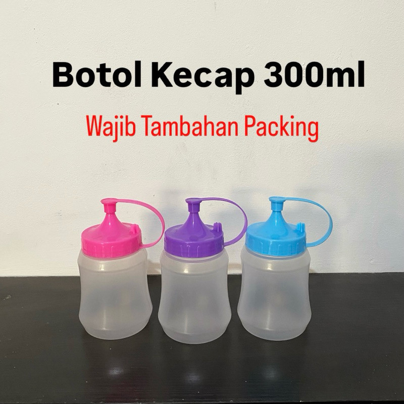 Botol Kecap 300ml/Botol Saus 300ml/Botol 300ml