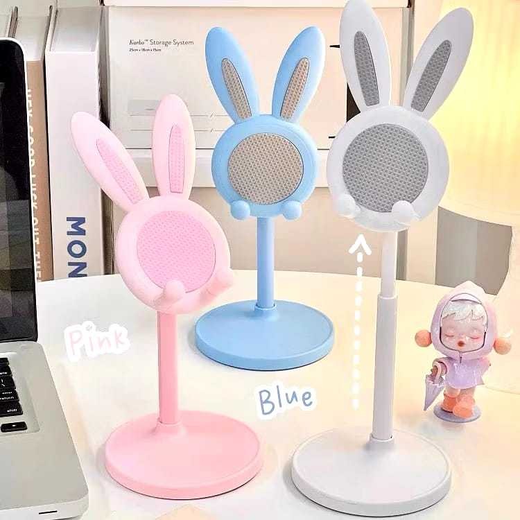 AB153 Holder HP kelinci Stand HP motif Kelinci Phone Holder Stand Berdiri Bentuk Kelinci