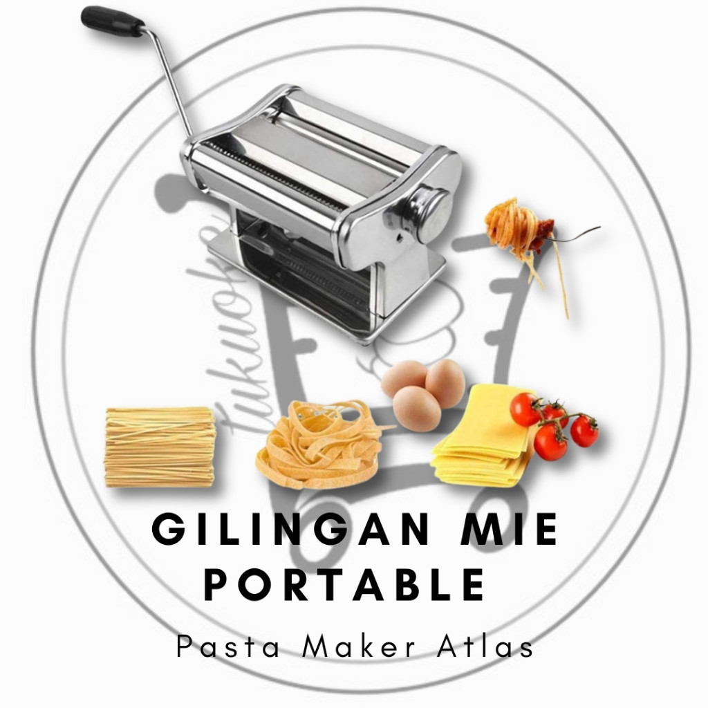Mesin Gilingan Mie Penggiling Pasta Kue Pastel Molen Gilingan Daging Manual