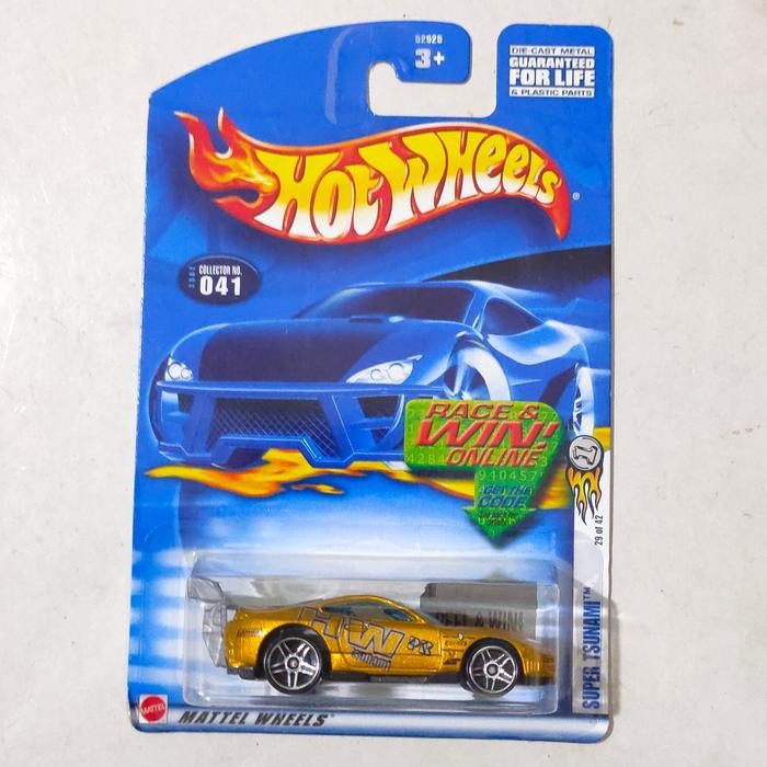 TR99 Hotwheels Hot Wheels Super Tsunami emas gold 2002