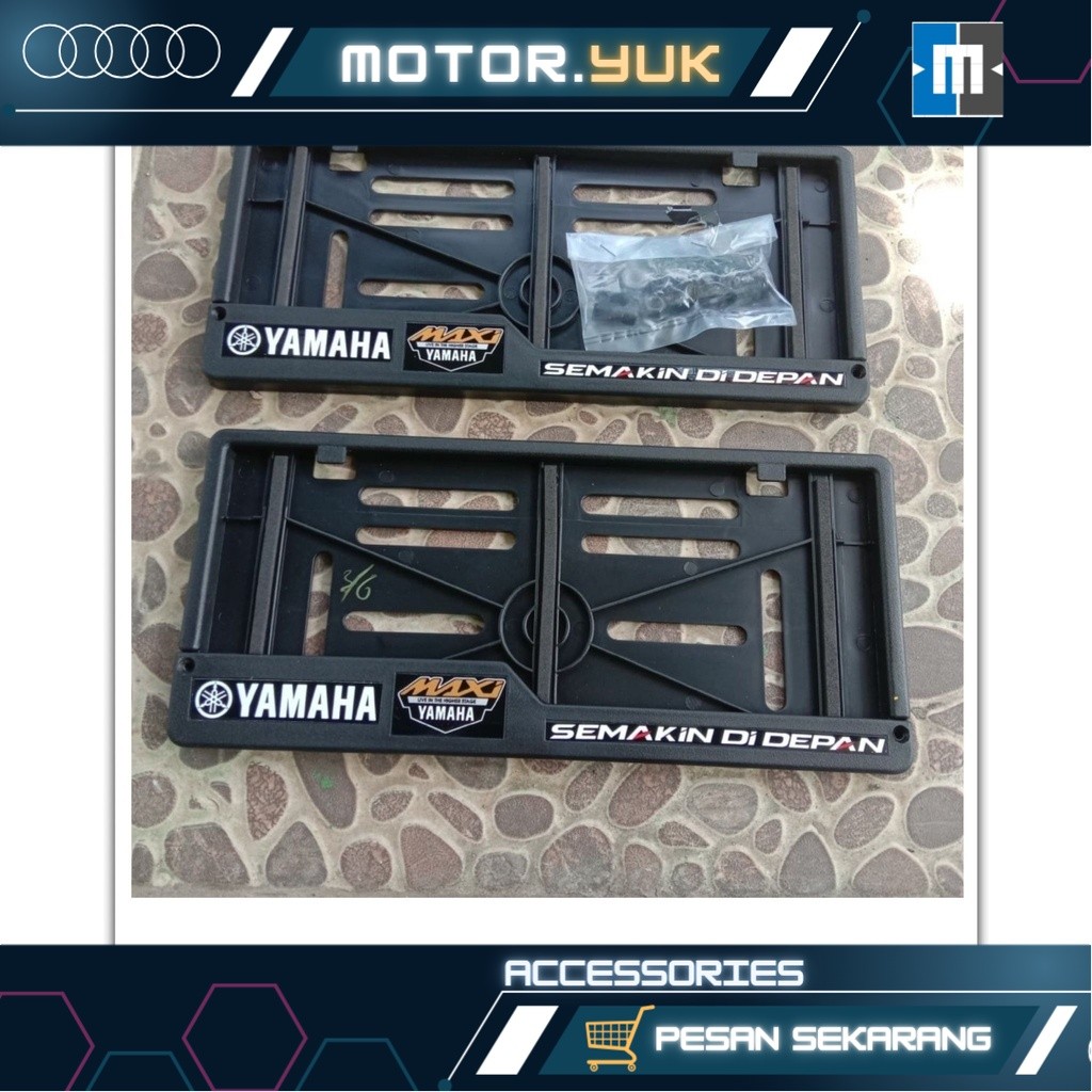 Cover plat nomor tatakan dudukan plat nomor yamaha original nmax aerox