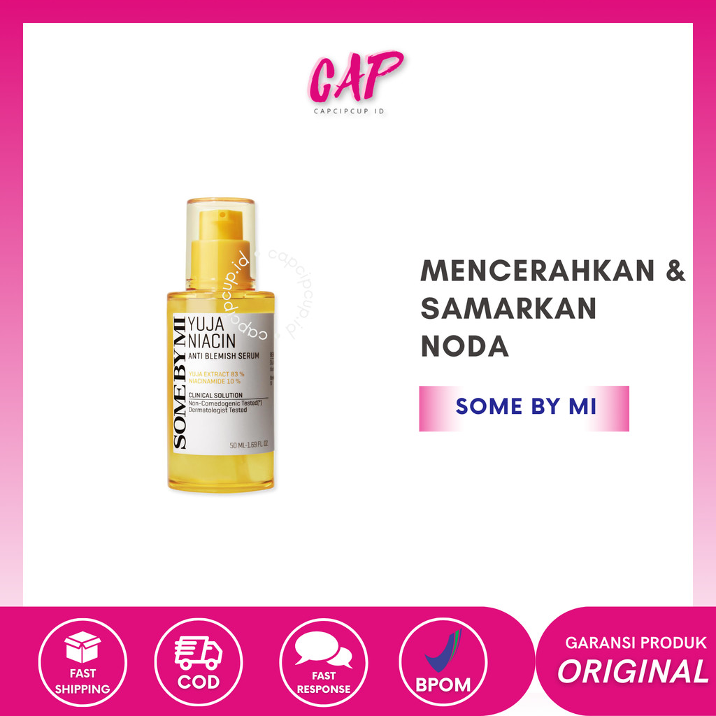 CAP - SOME BY MI Yuja Niacin 30 Days Blemish Care Serum 50ml Original / SomeByMi Yuja Serum 50ml