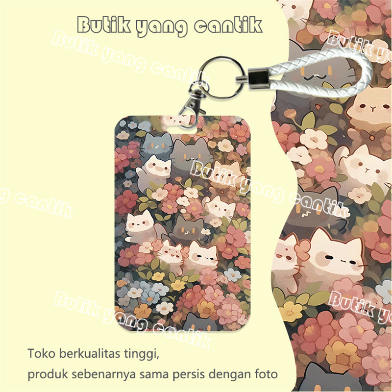 

ID CARD HOLDER, Tempat Kartu Anak Kucing Kawaii, Cocok untuk Kantor/Sekolah, Kartu Pelajar/Kartu Transportasi, Kartu Akses, KTP, Flazz, Kartu Kredit Elektronik dan Uang Elektronik.
