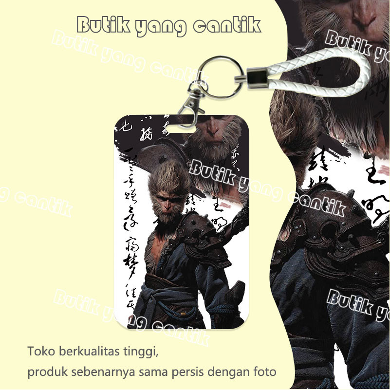 

ID CARD HOLDER,Tempat Kartu Black Myth Wukong, Cocok untuk Kantor/Sekolah, Kartu Pelajar/Kartu Transportasi, Kartu Akses, KTP, Flazz, Kartu Kredit Elektronik dan Uang Elektronik.
