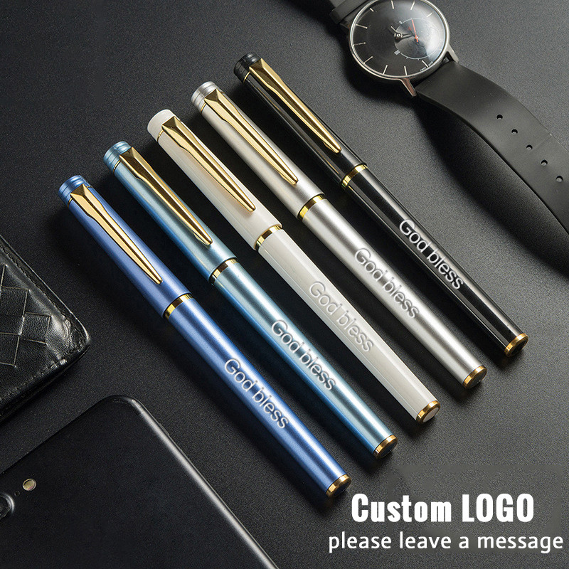 

Gel Pen Free Custom Multicolor Personalized Signature Pen School Office Business Pen Children Gift Engraving Name Custom Logo