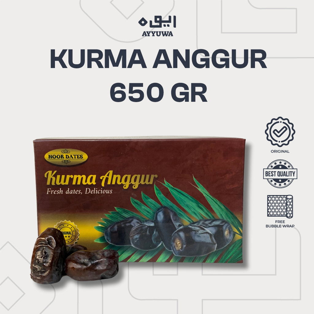 

KURMA ANGGUR NOOR DATES ORIGINAL 650gr